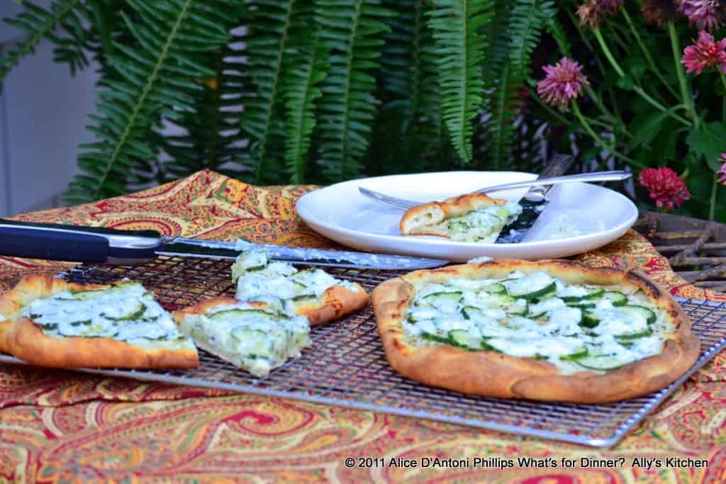 Easy English Cucumber Galette