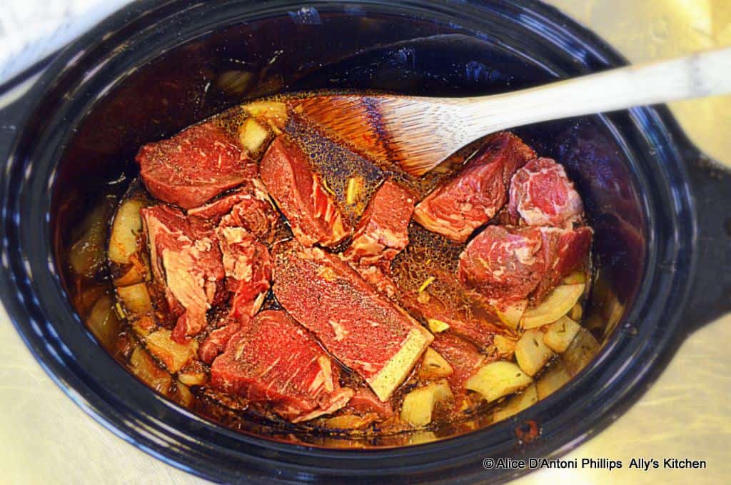 New York Strip Pomegranate Slow Cooked Beef Stew