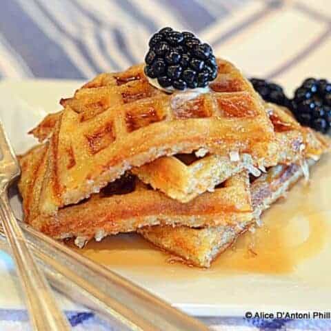 dessert waffles