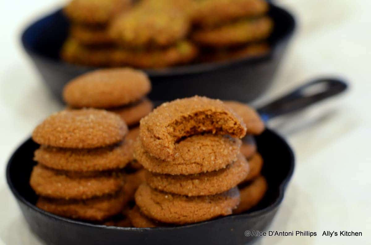 Chewy Ginger Molasses Cookies