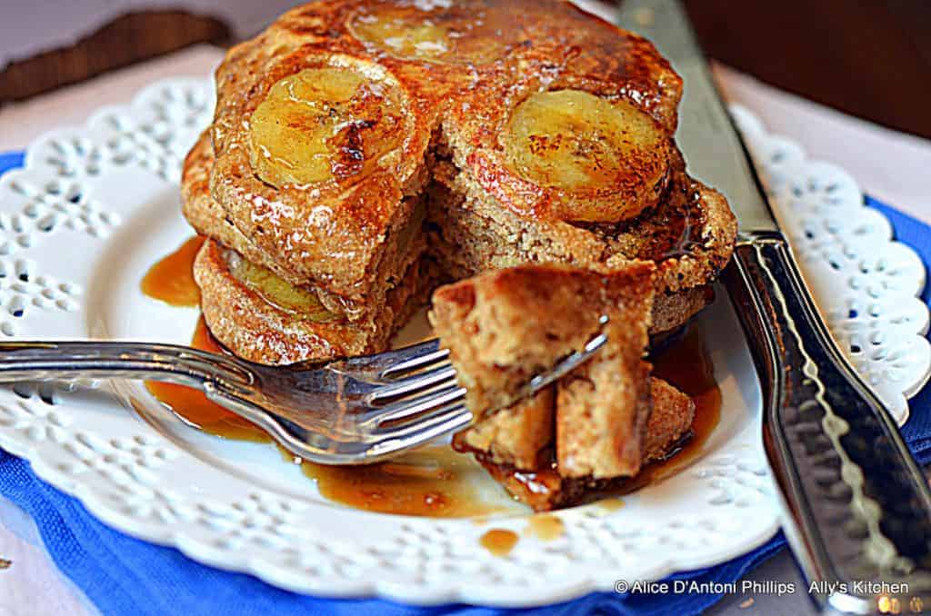 Buckwheat Buttermilk Banana Pancakes