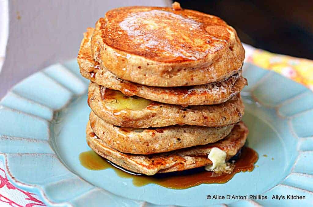 Buckwheat Buttermilk Banana Pancakes