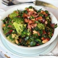 Healthy Easy Broccoli Cannellini Bean Bowl