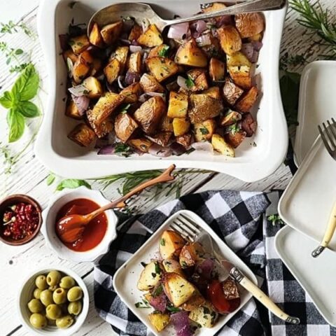 fried potatoes