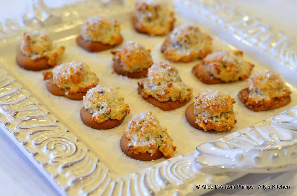 Raisin Almond Cookie Puffs