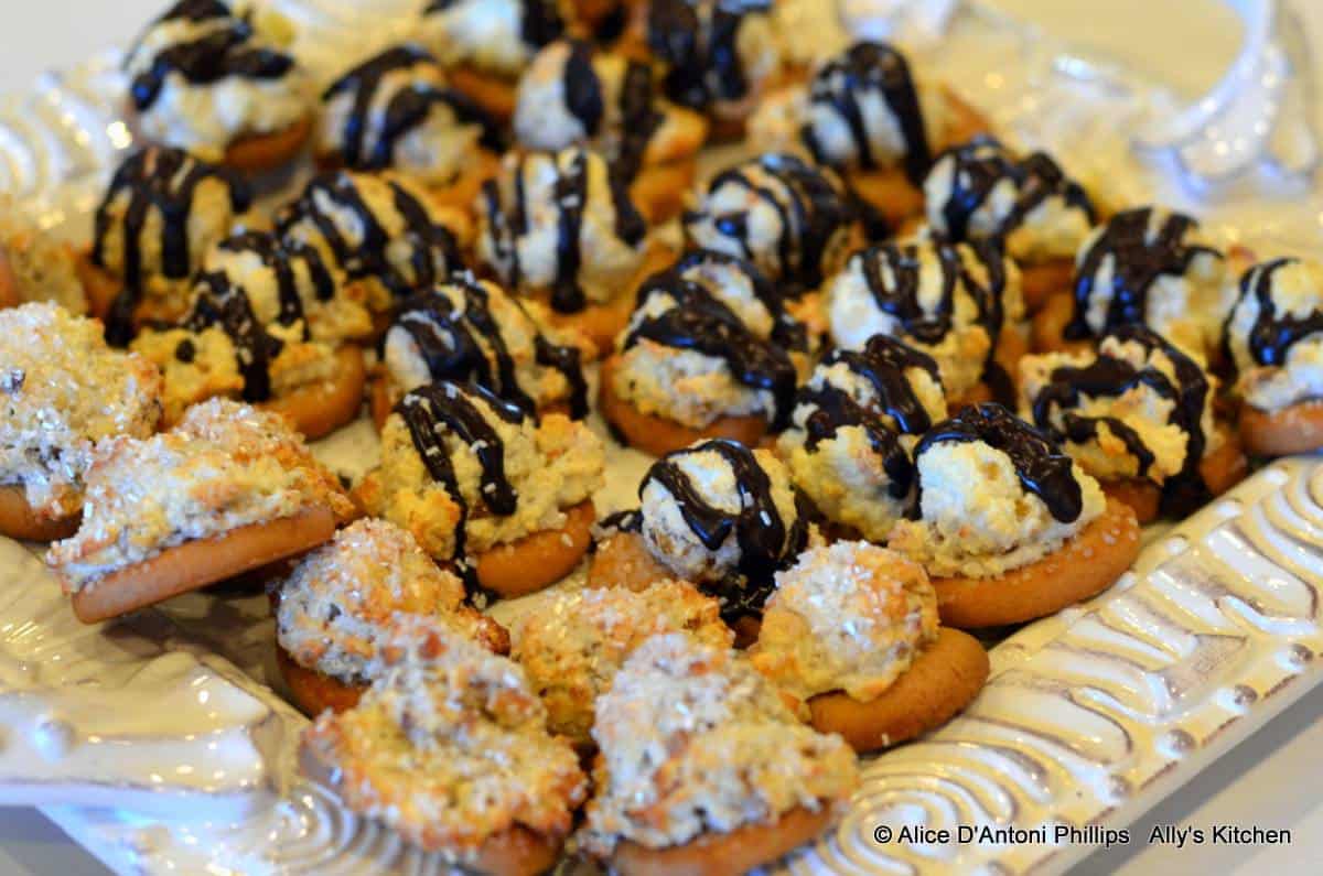 Raisin Almond Cookie Puffs