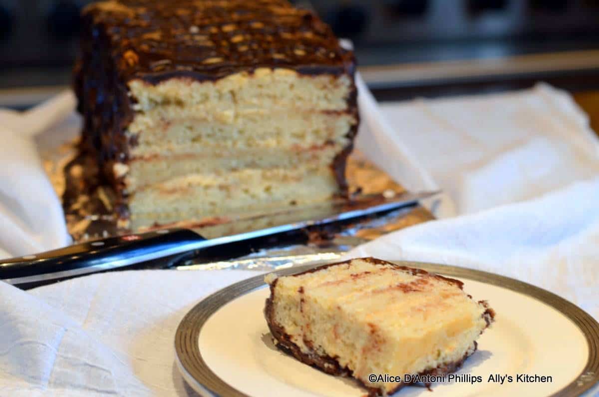 Four-Layer Boston Cream Cake