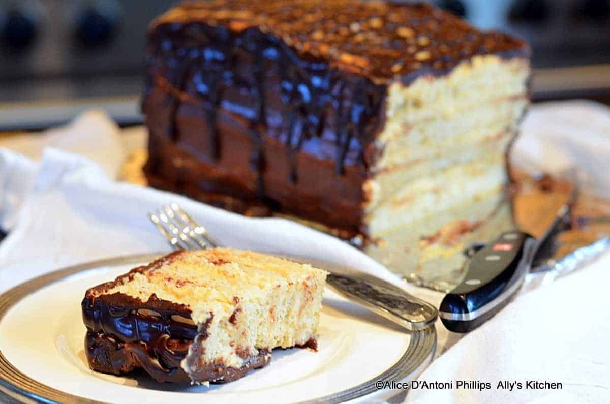 Four-Layer Boston Cream Cake