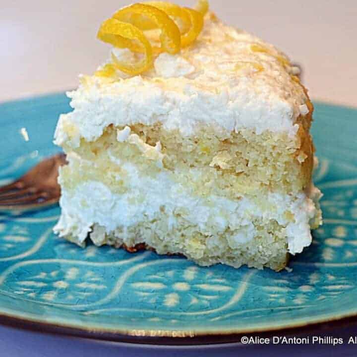 Lemon Coconut Snowball Cake - SugarHero