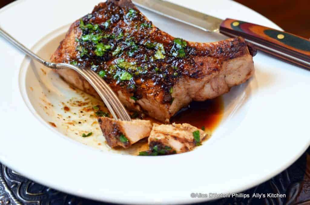 bone in pork chop