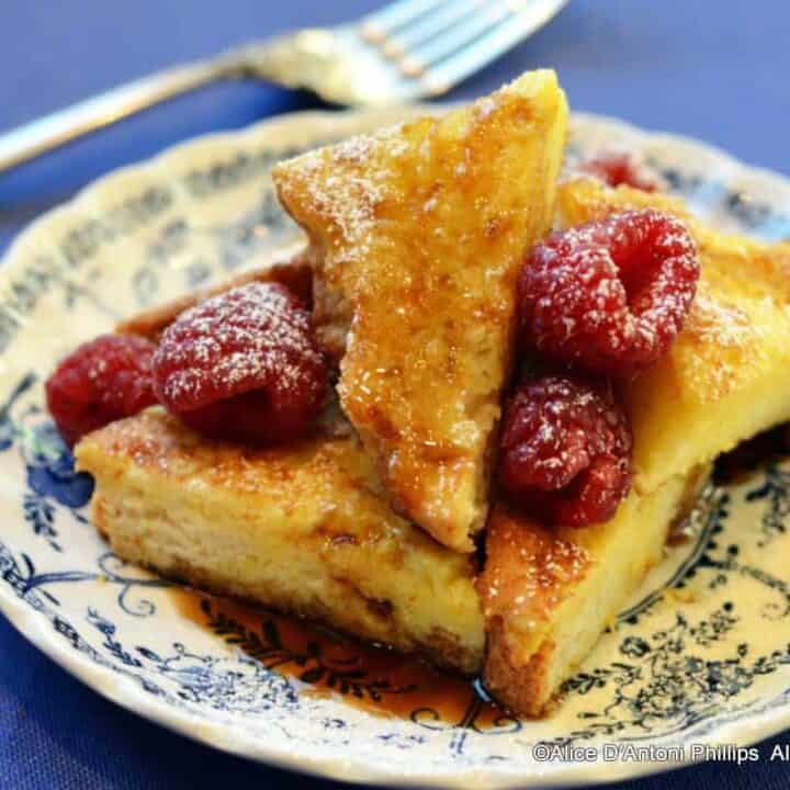 Crispy French Toast & Grilled Brown Sugar Apple Slices