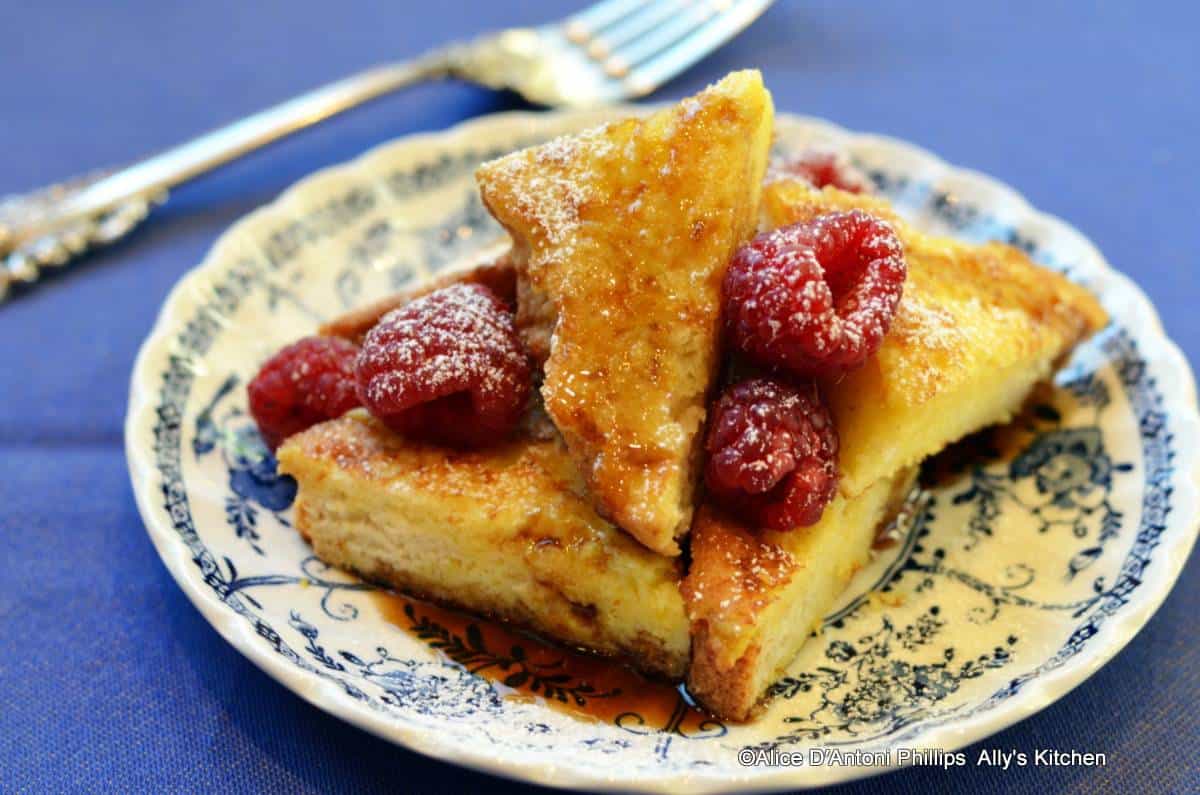 Crispy French Toast & Grilled Brown Sugar Apple Slices