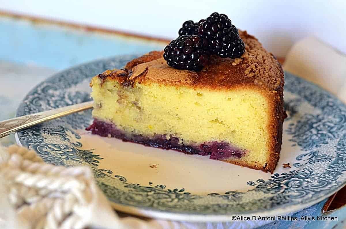 Blackberry Pound Cake