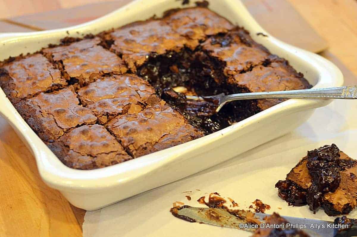 Lava Double Nut Brownies