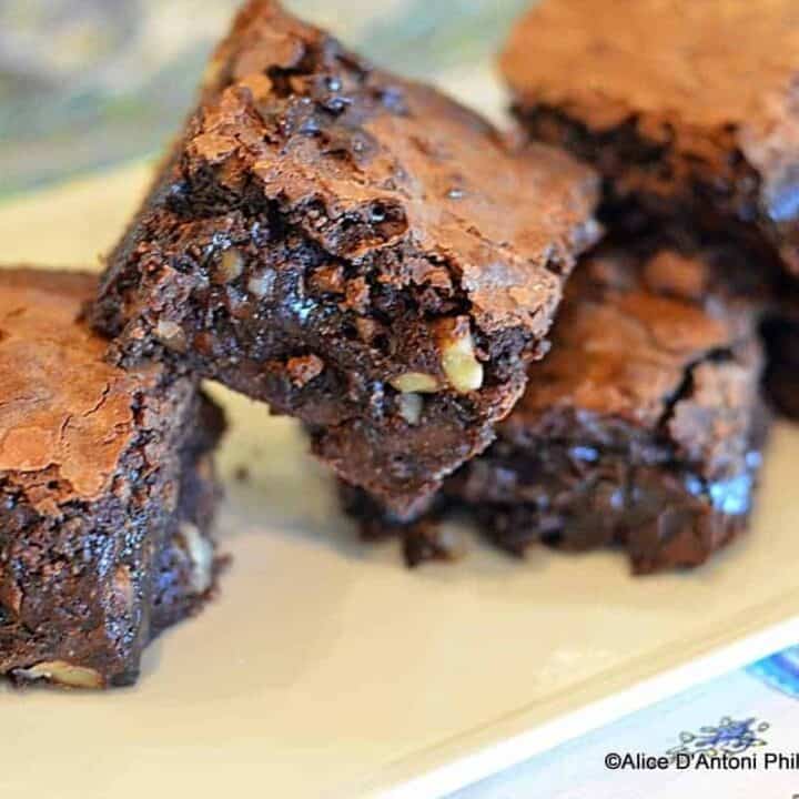 Lava Double Nut Brownies