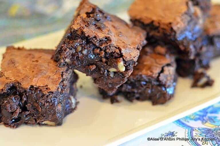 lava double nut brownies