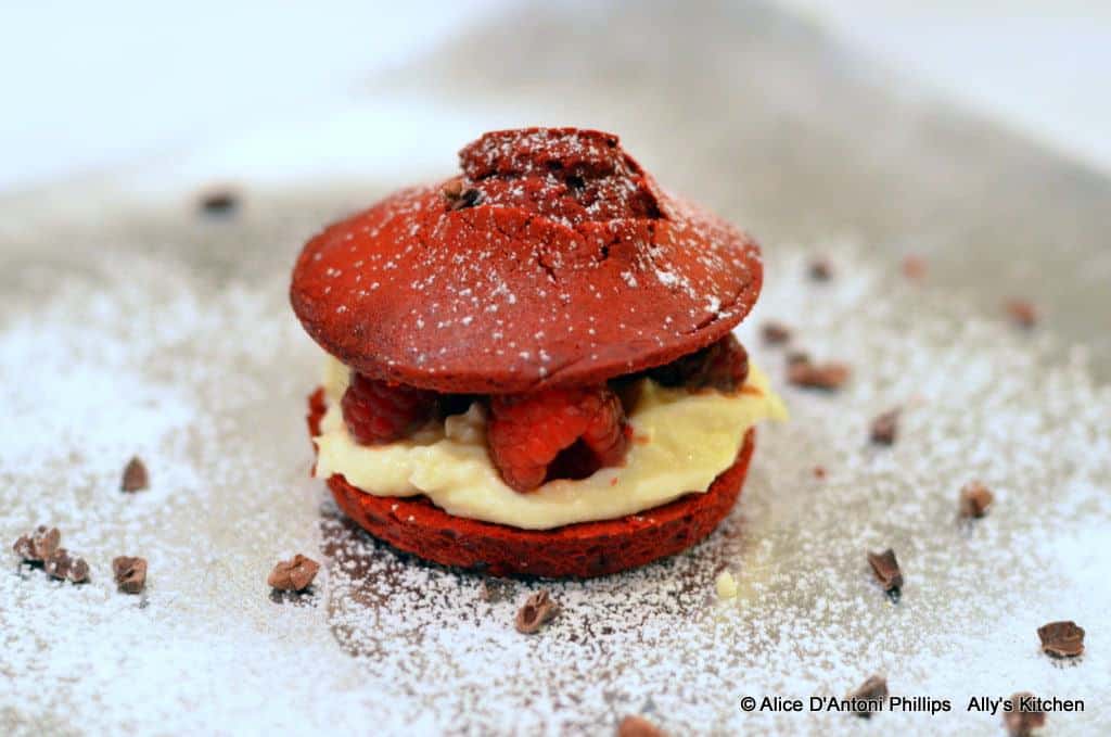 Spicy Chocolate Red Dragon Cookie Sandwich