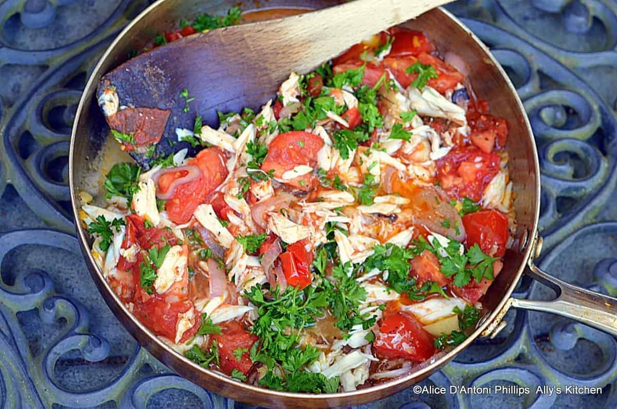 Fresh Crab & Campari Tomatoes