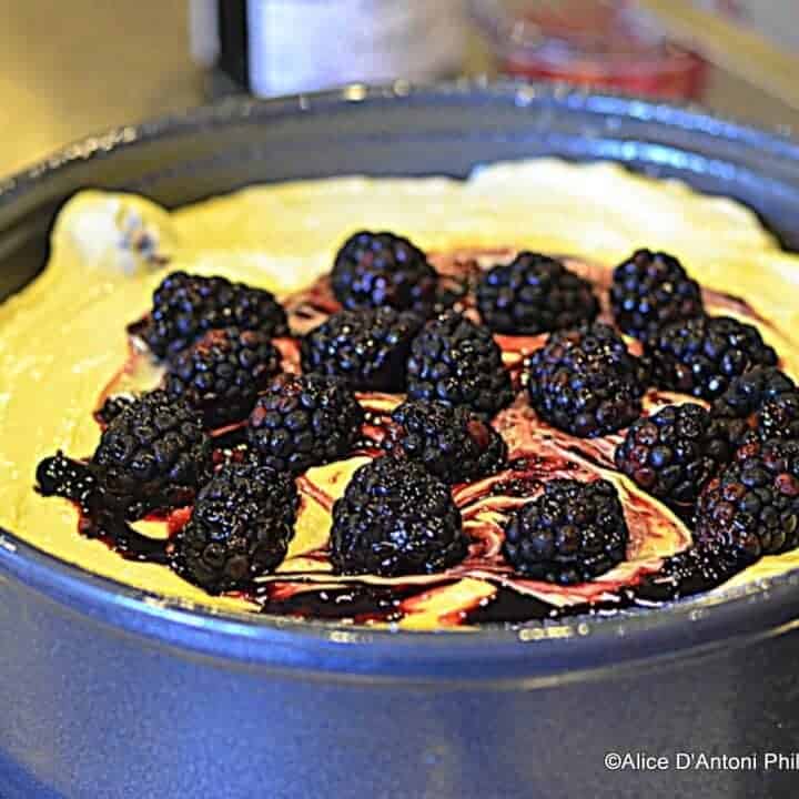 Blackberry Pound Cake