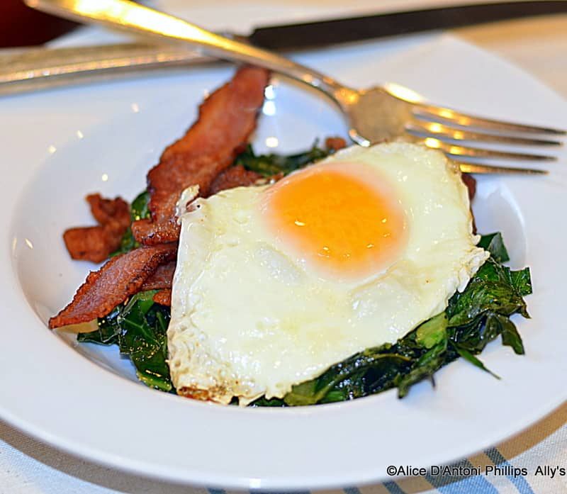 southern collards eggs bacon collards eggs breakfast collards