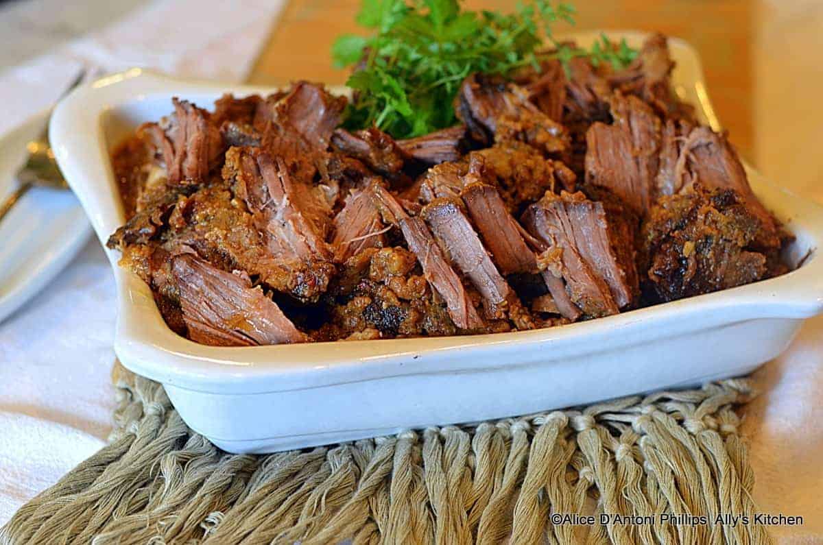 Slow Cooker Pot Roast with Blue Cheese Gravy - The Magical Slow Cooker