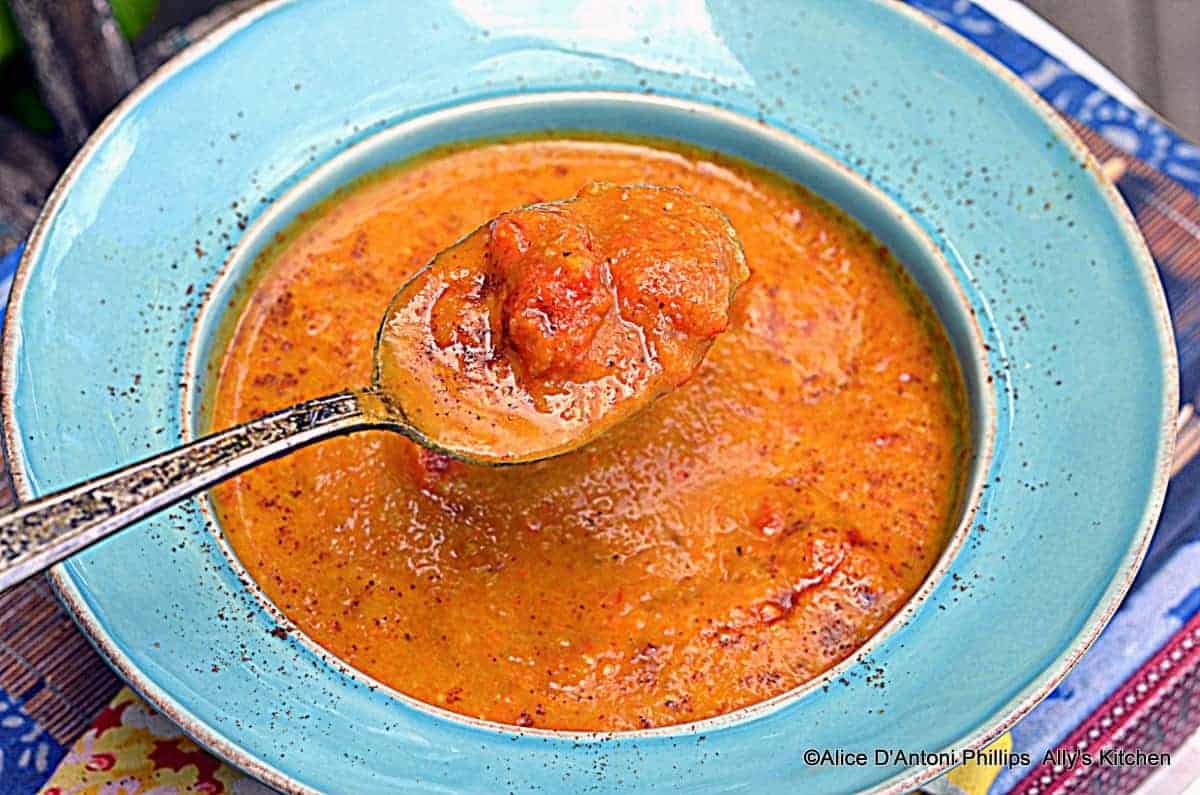 Roasted Creamy Spicy Root Soup