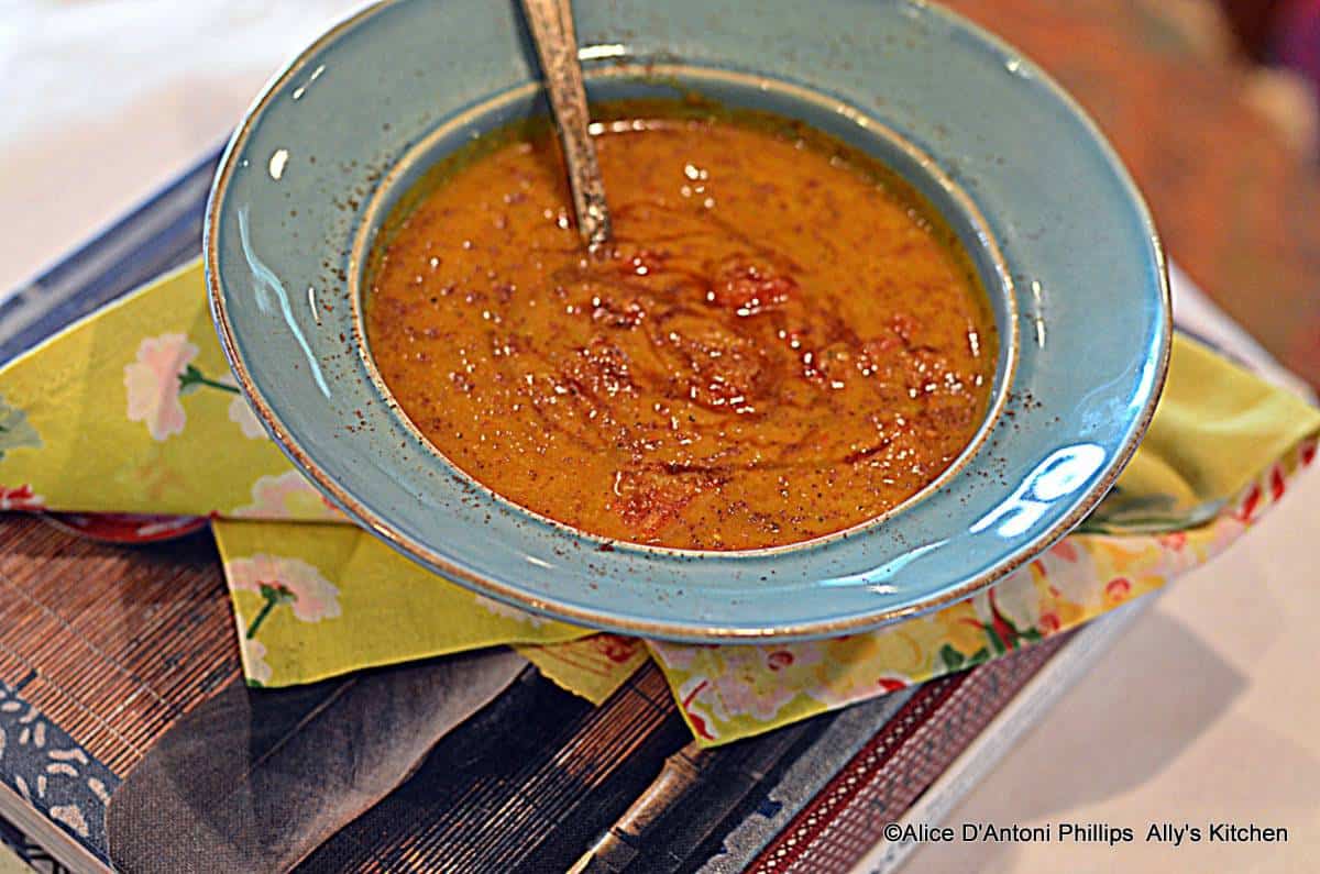 Roasted Creamy Spicy Root Soup