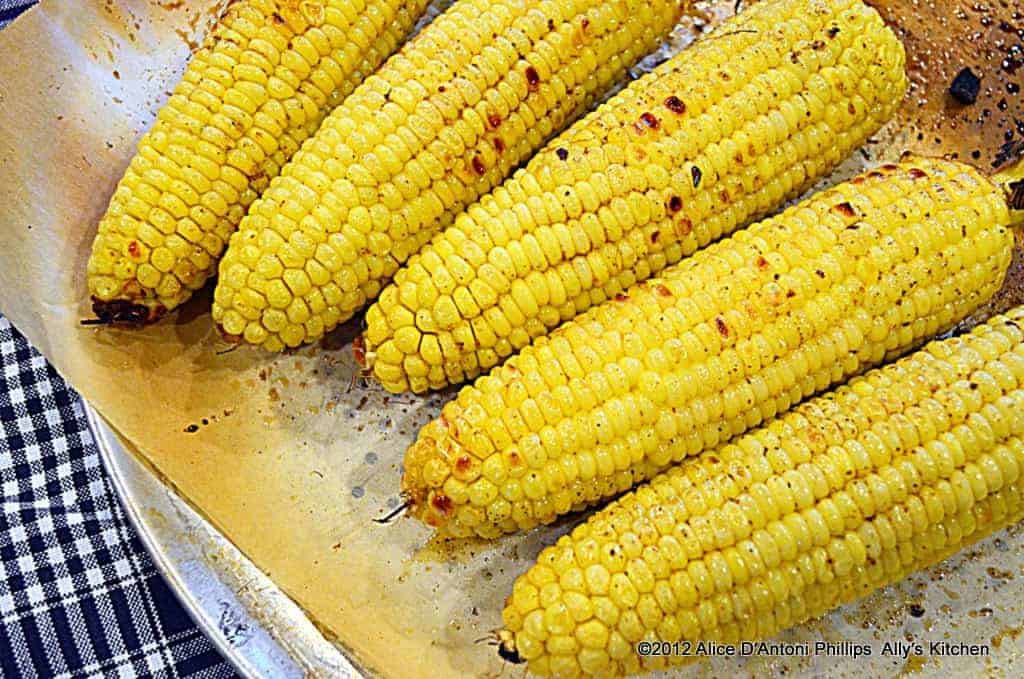 Cumin & Ancho Chili Oven Roasted Corn on the Cob