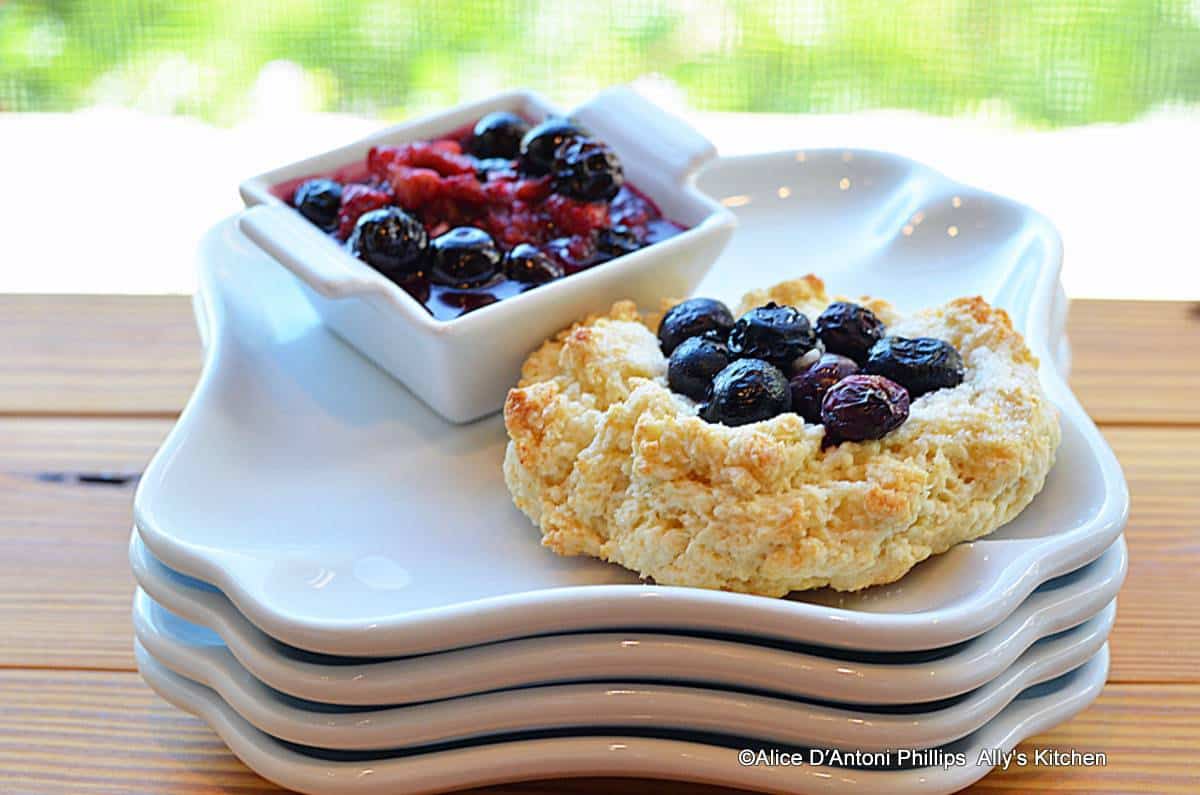 Buttermilk Blueberry Scookies 