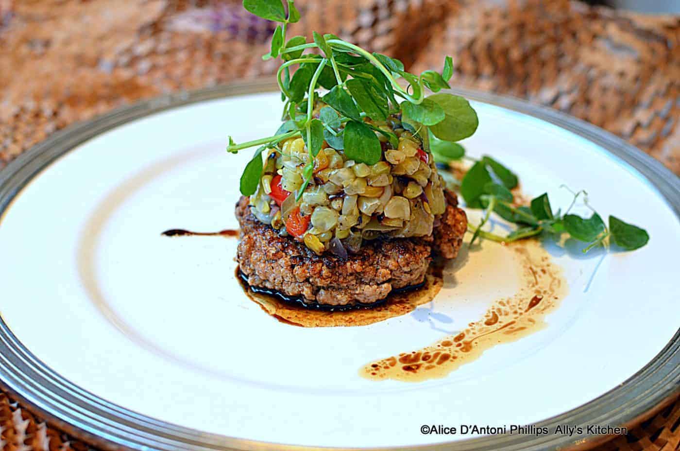 Chana Masala Pork & Corn Confit with Pea Sp