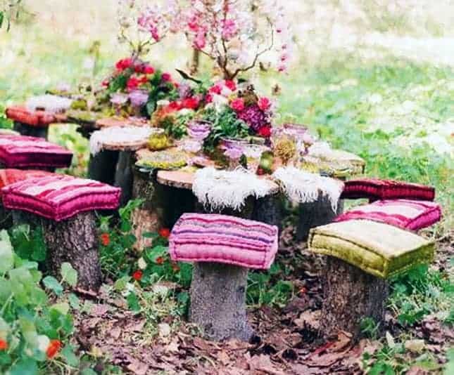 boho dining~~on your own porch, deck, patio, yard~~whereever