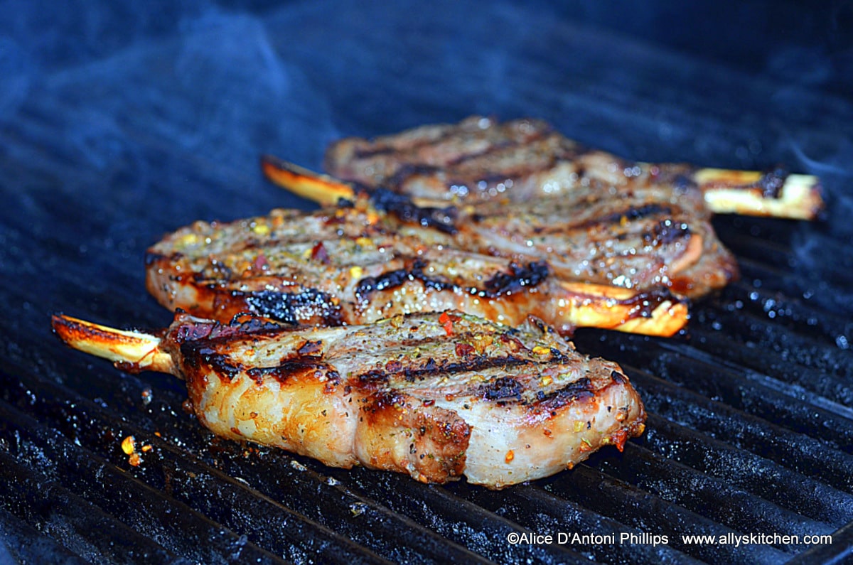 Mandarin Orange Lamb Chops