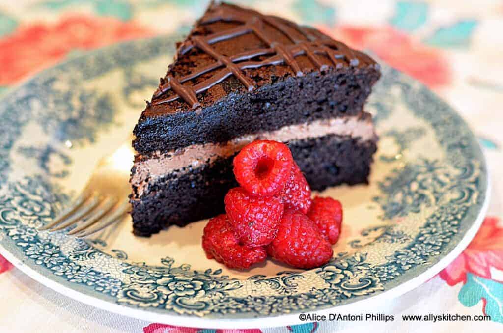 Chocolate Whipped Crème Filled Tart Cake