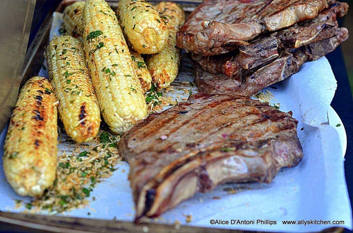 Smoked Corn on the Cob with Herbs