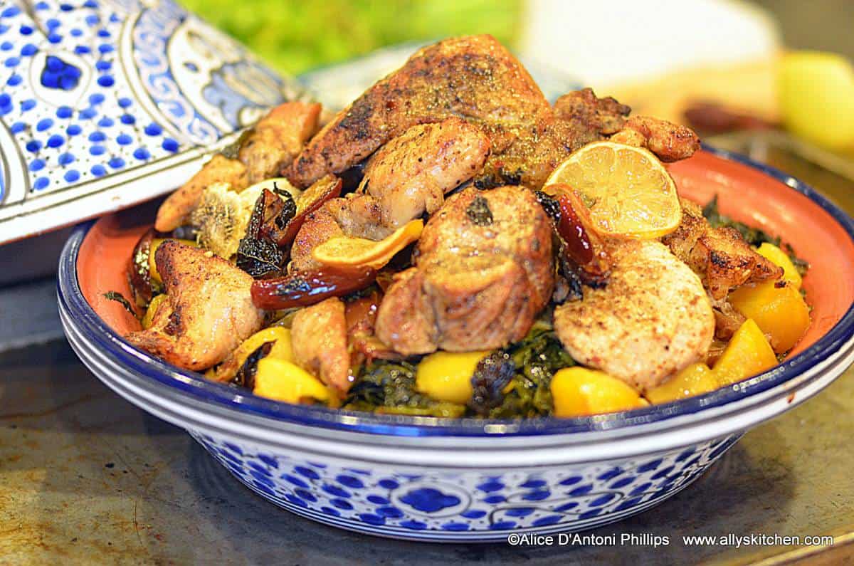 Tagine of Pork and Greens