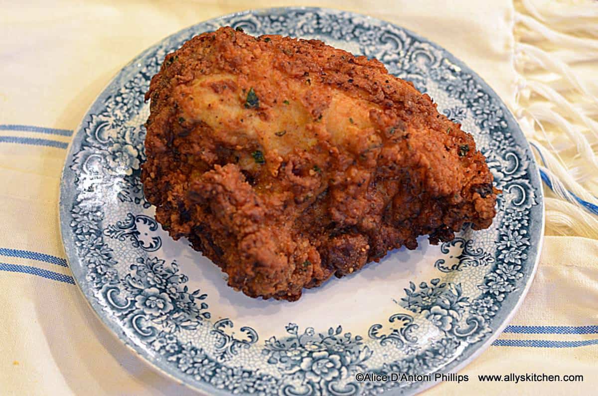 Buttermilk Crunchy Spicy Herb Chicken Breasts