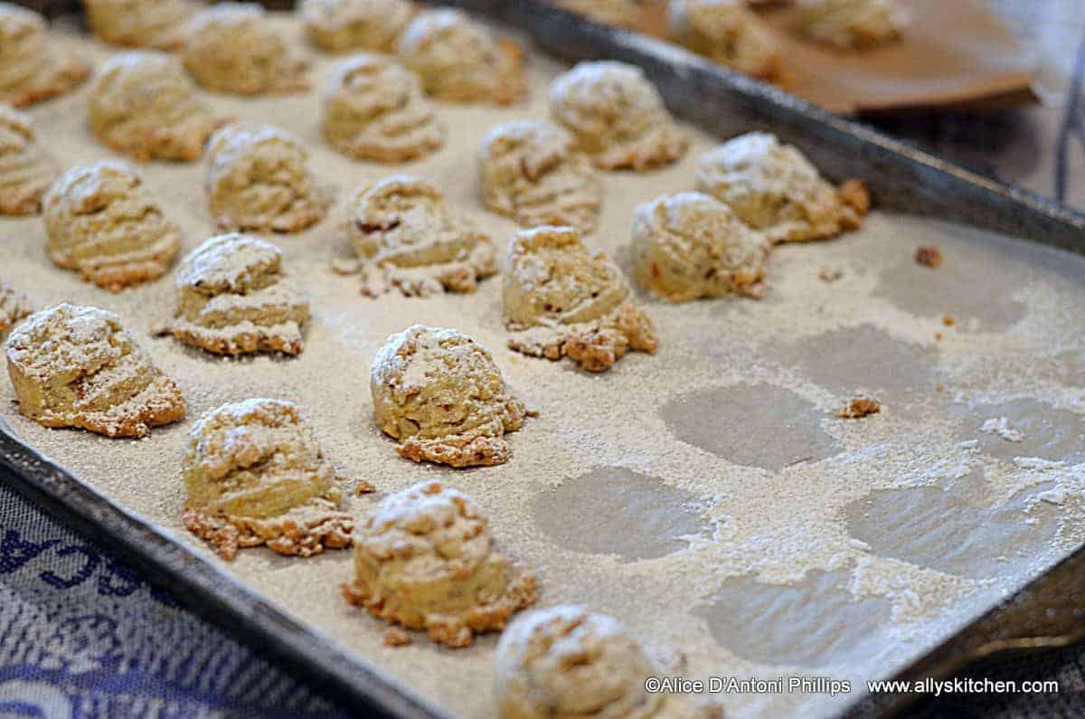 Orange Almond Wedding Cookies