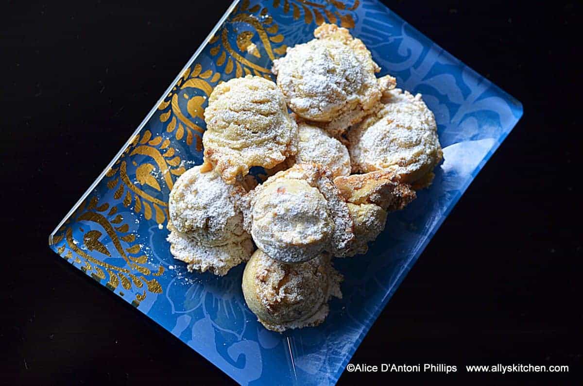 Orange Almond Wedding Cookies