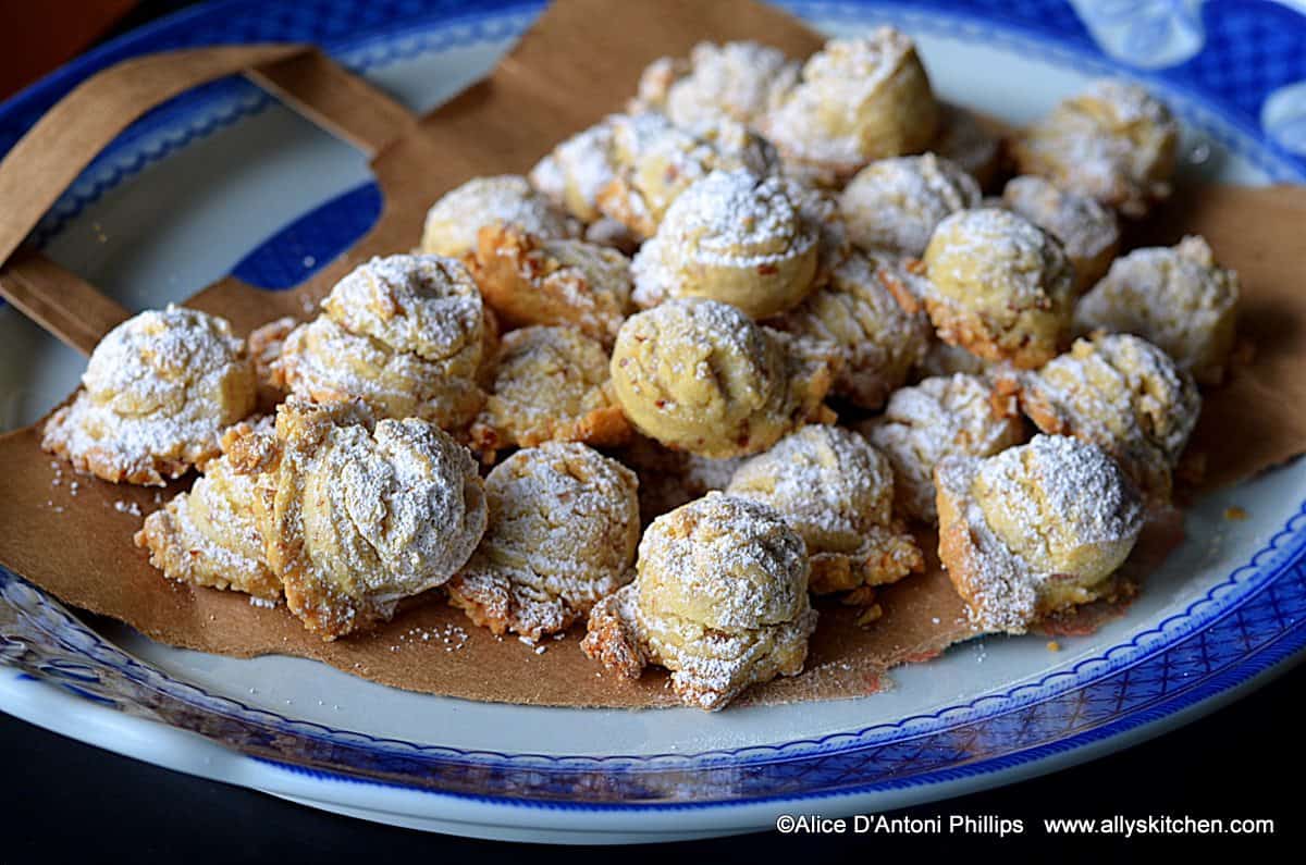 Orange Almond Wedding Cookies