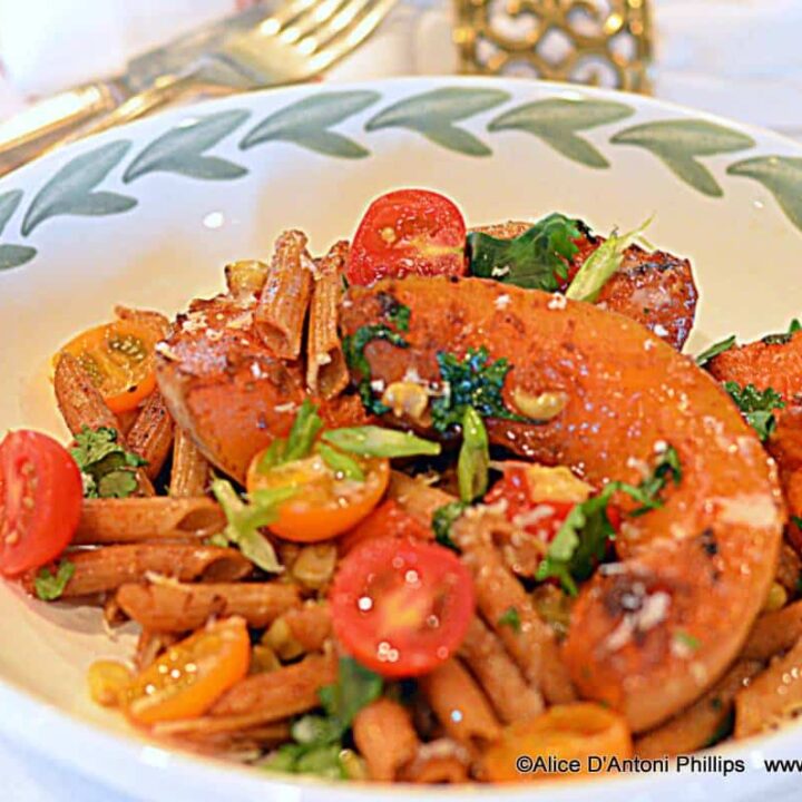 Butternut Squash & Corn Whole Wheat Pasta