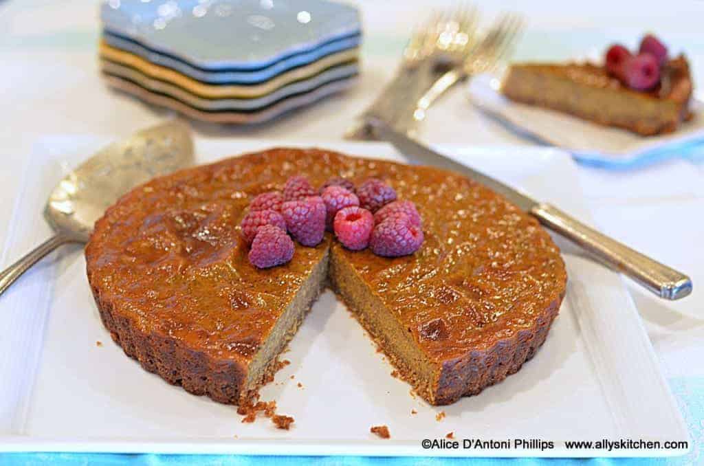 Pumpkin Pineapple Ginger Tart