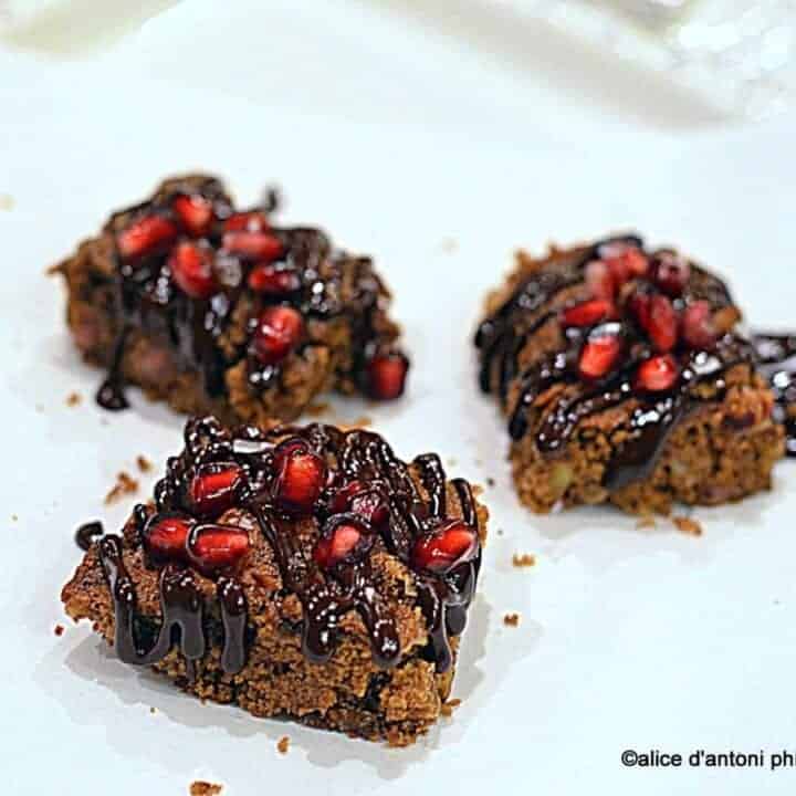 Chocolate Loaf Cake with Pomegranate Glaze | The Marble Kitchen