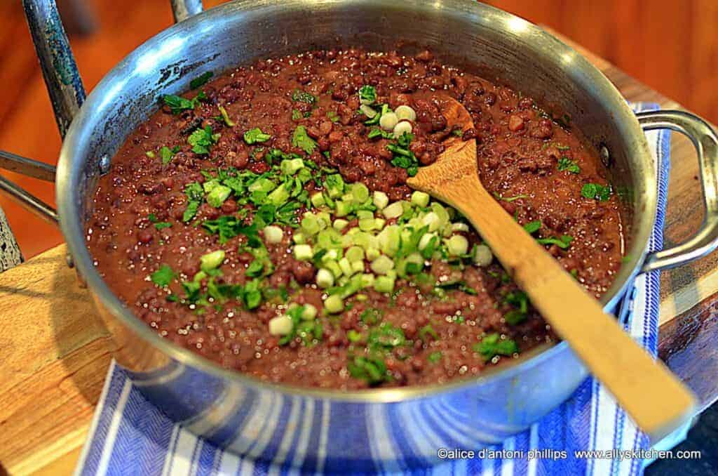 spiced seasoned azuki beans