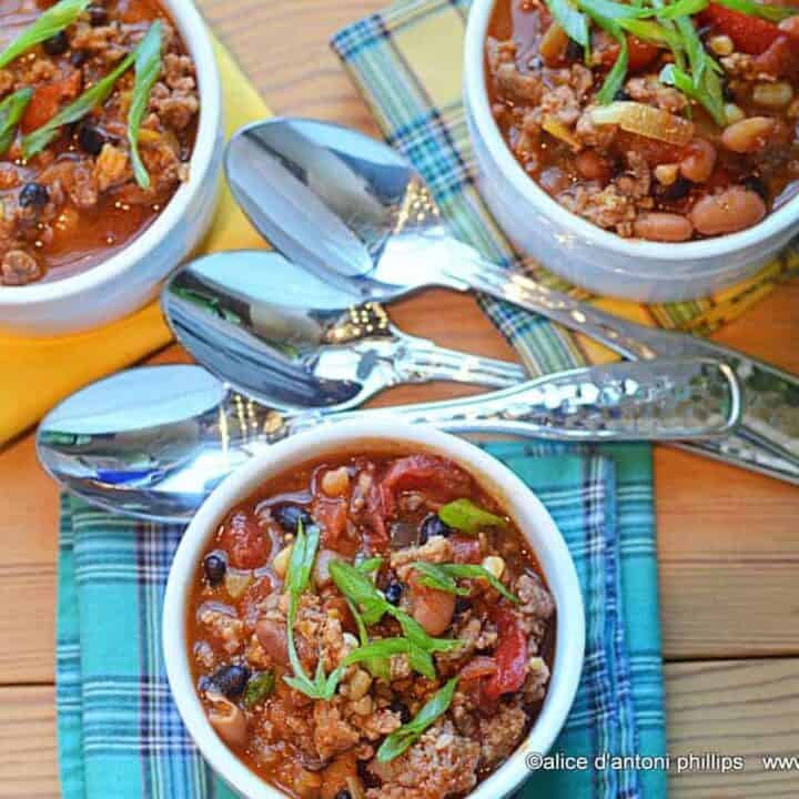 whiskey smoked cowboy chili