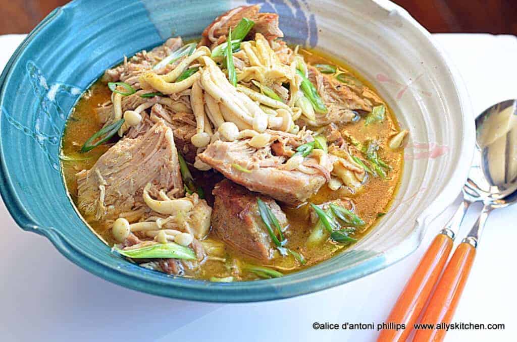 red curry pork