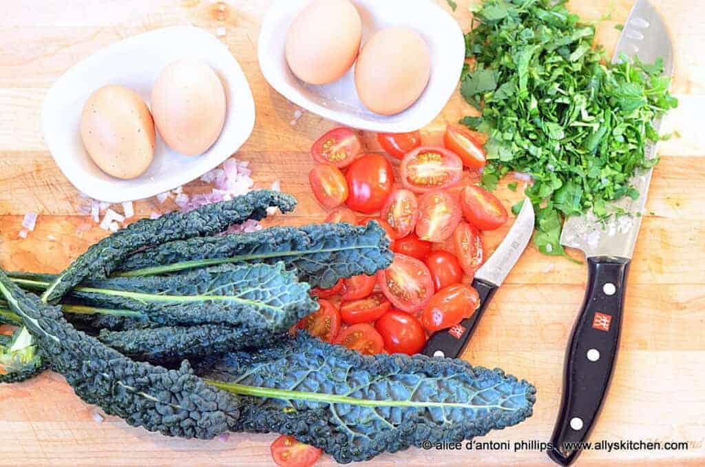 Jerusalem Eggs with Black Forbidden Rice & Quinoa