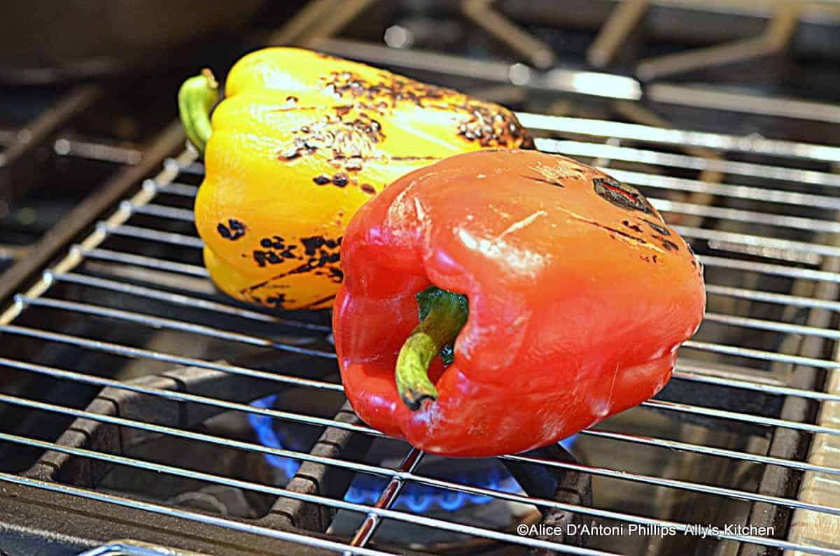 roasted baby peppers with cumin & cilantro