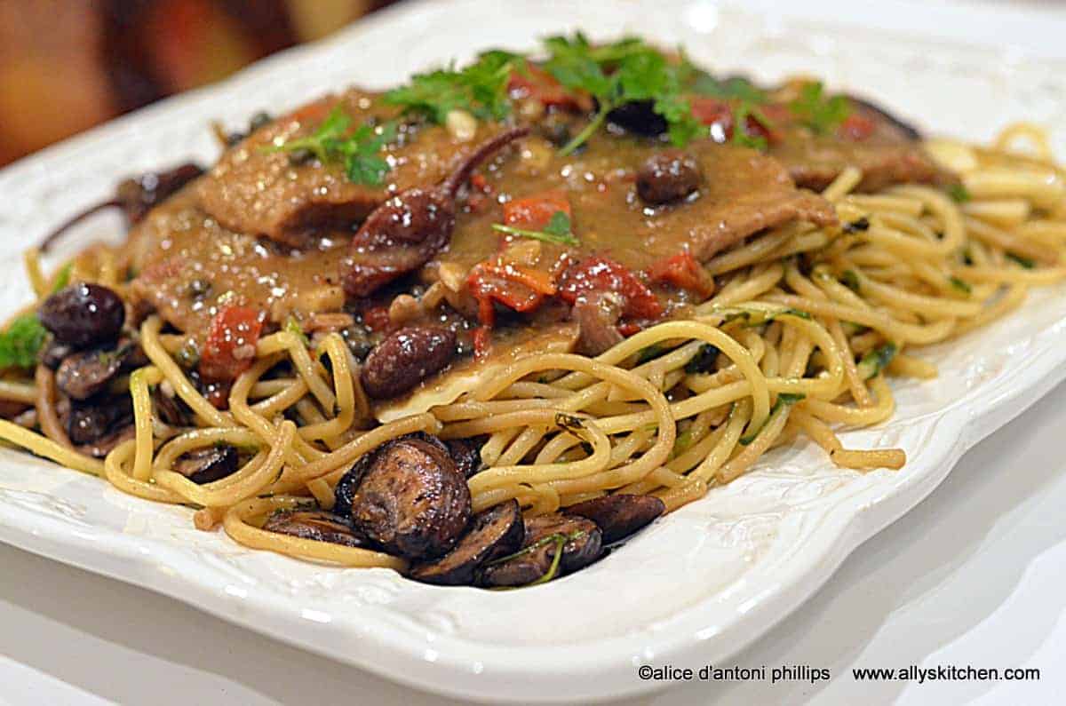 ~garam masala veal & pasta~