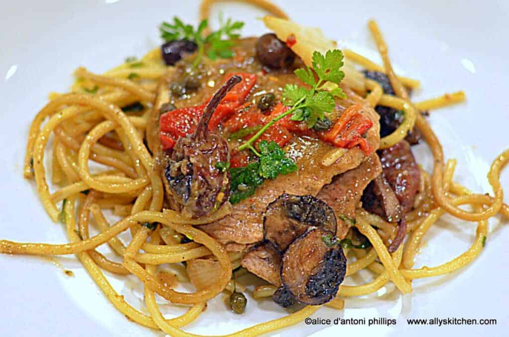 ~garam masala veal & pasta~