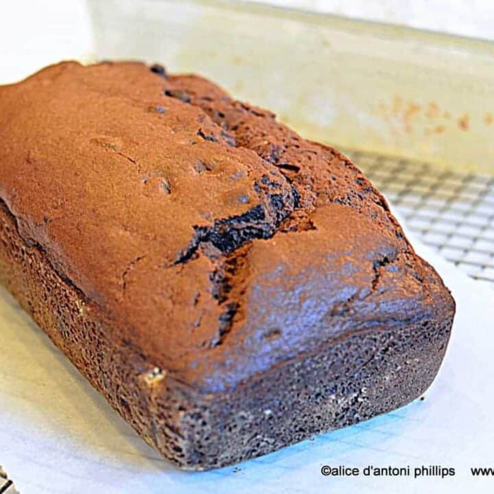 chocolate banana buttermilk bread